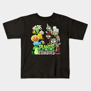 PLANTS VS ZOMBIES GARDEN WARFARE GW1 GW2 GW3 PVZ PLANT LOVER 14 Kids T-Shirt